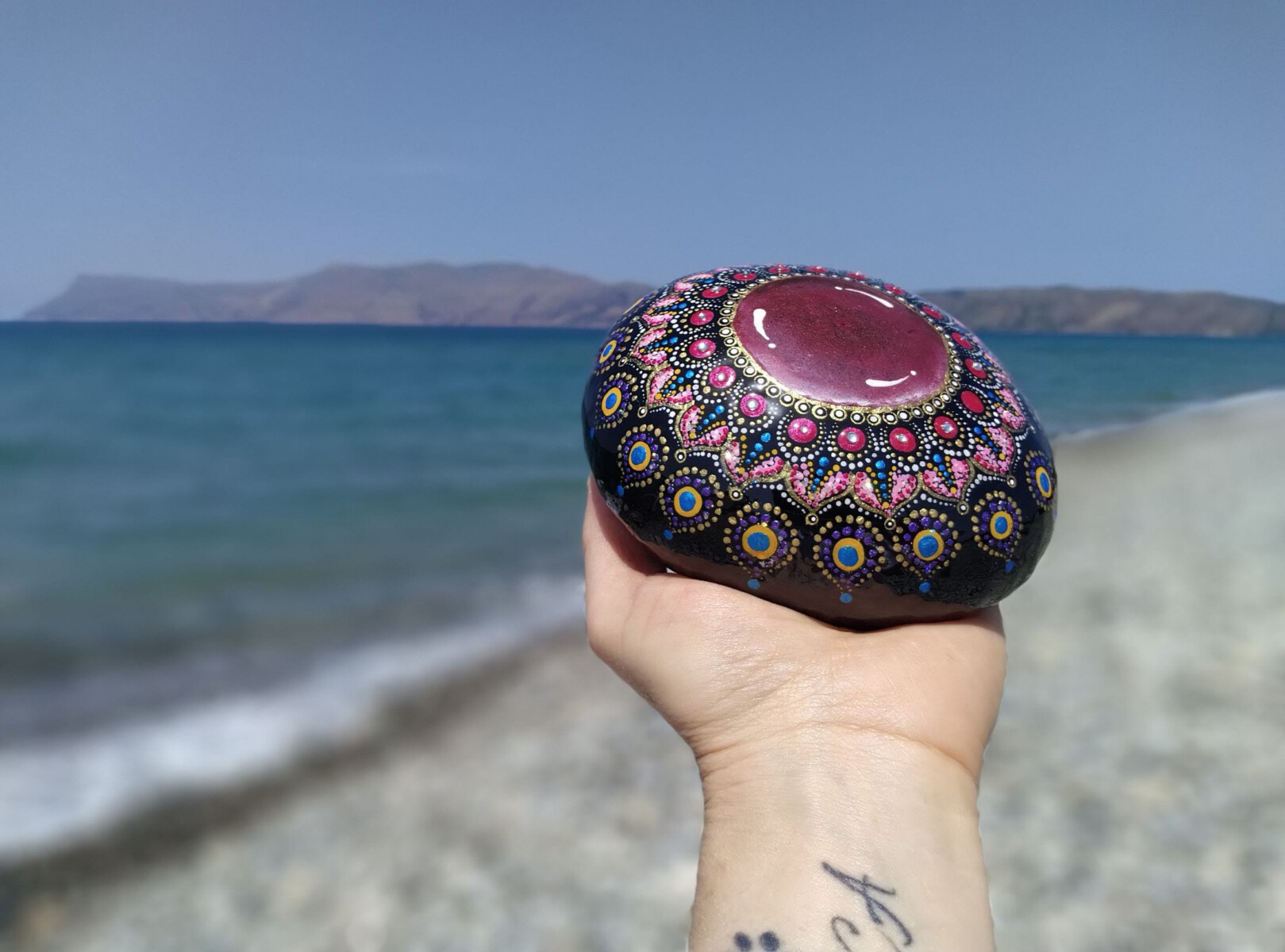 sea stone collected from kissamos